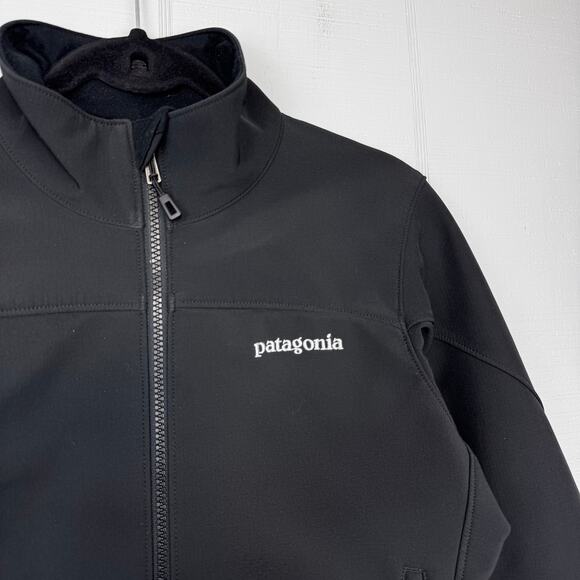 Patagonia Adze Polartec Windbloc Black Full Zip Windbreaker Jacket Soft Shell S - Picture 3 of 9